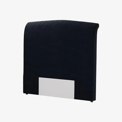 Sofa.com Standalone Thea Double Headboard in Pitch Smart Cotton - sofa.com