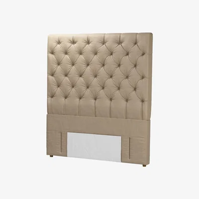 Sofa.com Standalone Rosalie 150cm Double Headboard in Coconut Soft Leather - sofa.com