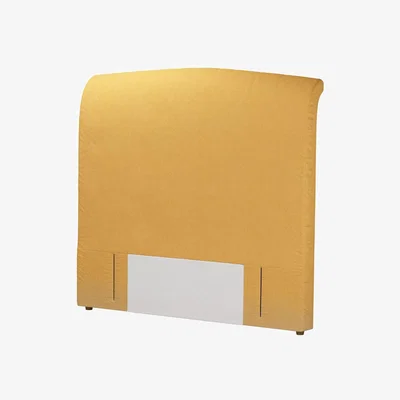 Sofa.com Standalone Thea Double Headboard in Ochre Easy Cotton - sofa.com