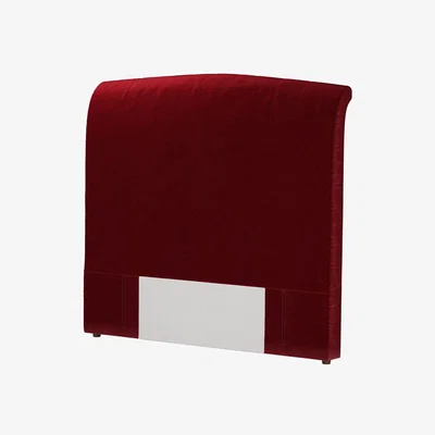 Sofa.com Standalone Thea Double Headboard in Claret Cotton Matt Velvet - sofa.com