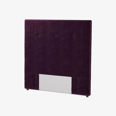 Sofa.com Standalone Avery 130cm Double Headboard in Plum Smart Velvet - sofa.com