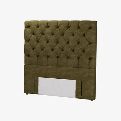 Sofa.com Standalone Rosalie 130cm Double Headboard in Forest Soft Chenille - sofa.com