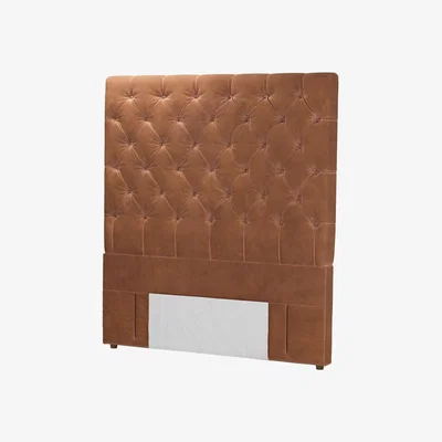 Sofa.com Standalone Rosalie 150cm Double Headboard in Cinnamon Smart Velvet - sofa.com