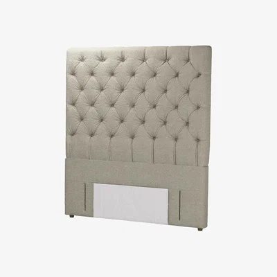 Sofa.com Standalone Rosalie 150cm Double Headboard in Salted Caramel Plush Tweed Boucle - sofa.com