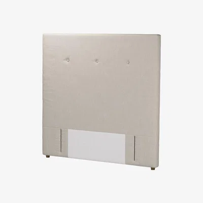 Sofa.com Standalone Avery 130cm Double Headboard in Canvas Pure Belgian Linen - sofa.com