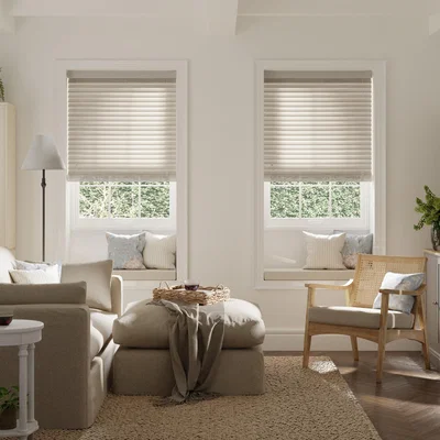 Dunelm Stone Ariella Fauxwood 50mm Slats Venetian Blind Stone