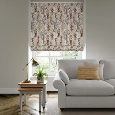 Dunelm Lingdale Made To Measure Roman Blind Lingdale Lilac