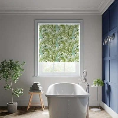 Dunelm Tropical Maui Floral Fire Retardant Blackout Made to Measure Roller Blind