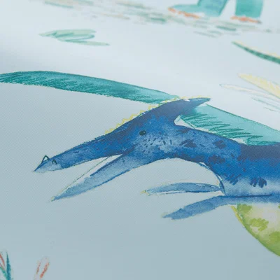 Dunelm Jurassic Blackout Made to Measure Roller Blind Sky (Blue)