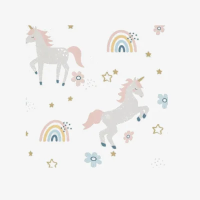 Dunelm Unicorn Multicoloured Blackout Made to Measure Roller Blind