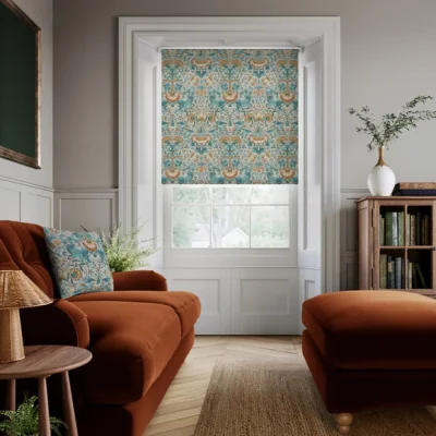 Dunelm William Morris at Home Lodden Daylight Made to Measure Roller Blind
