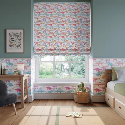 Dunelm Dinosaur Gallery Made to Measure Roman Blind