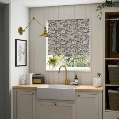 Dunelm Elements Coastal Blackout Moisture Resistant Roller Blind