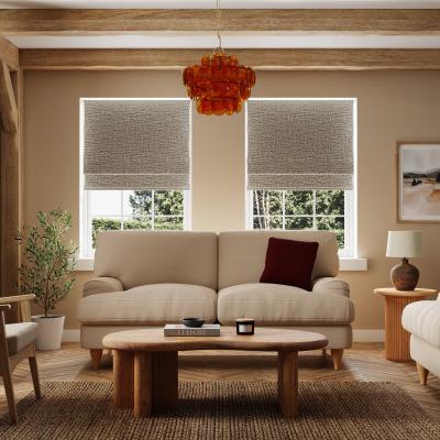 Dunelm Mirabelle Warm Natural Blackout Roman Blind Warm Natural