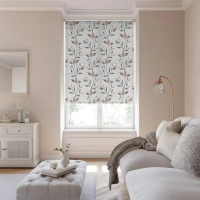 Dunelm Lily Fire Retardant Daylight Made to Measure Roller Blind