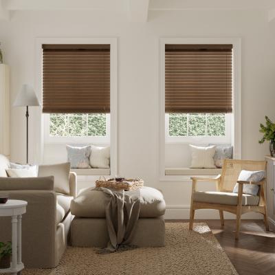 Dunelm Dark Oak Bamboo 50mm Slats Venetian Blind Dark Oak