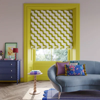 Dunelm Sophie Robinson Hazy Wave Made to Measure Roman Blind
