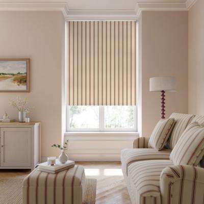 Dunelm Folkstone Stripe Fire Retardant Blackout Made to Measure Roller Blind