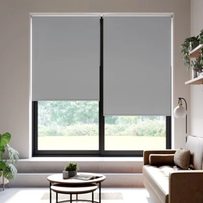Dunelm Flora Fire Retardant Blackout Made to Measure Roller Blind