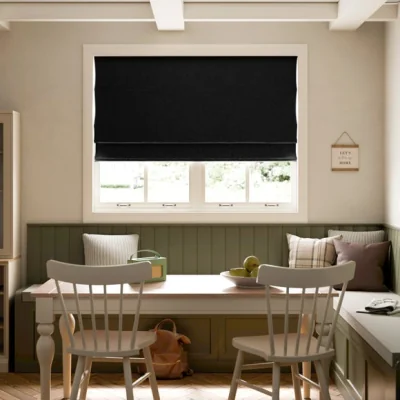 Dunelm Luna Easy Chain Blackout Roman Blind