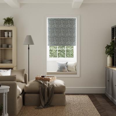 Dunelm Reva Stripe Blackout Roller Blind Blue
