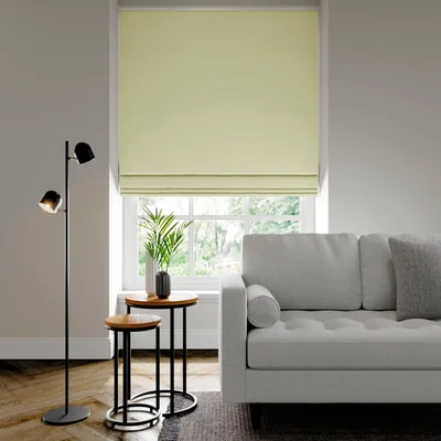 Dunelm Panama Plain Made to Measure Roman Blind Panama_Sage