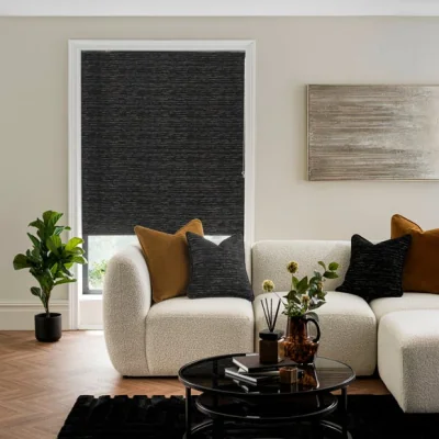Dunelm Hemmingway Chenille Blackout Roman Blind