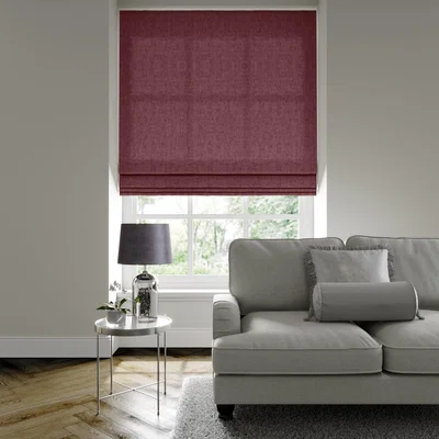 Dunelm Luxury Velvet Made to Measure Roman Blind Lux Velvet Fig