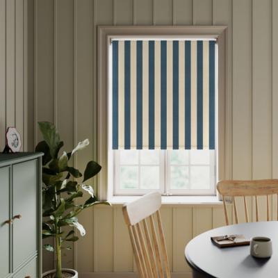 Dunelm Beatrice Stripe Fire Retardant Blackout Made to Measure Roller Blind