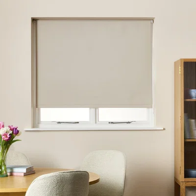 Habitat Habitat Blackout Latte Roller Blind - 90cm