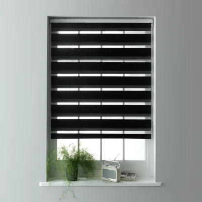 Habitat Habitat Day and Night Black Roller Blind - 180cm
