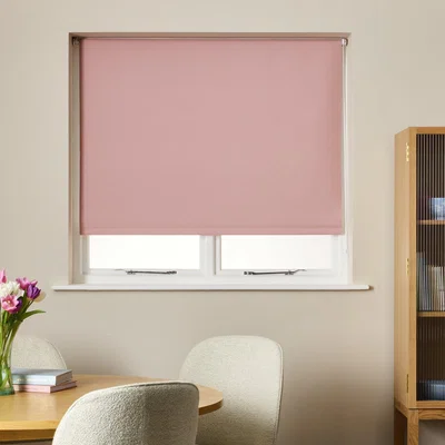 Habitat Habitat Blackout Blush Roller Blind - 60cm