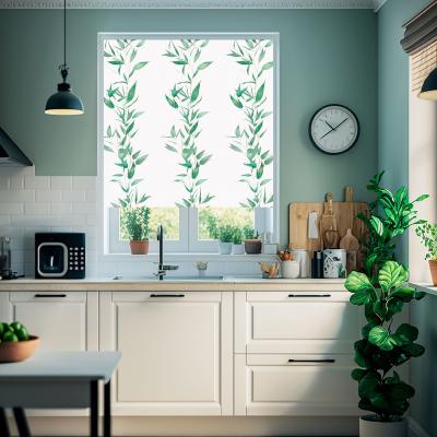 Homebase Lister Cartwright Vertical Placement Leaf Blackout Blind - 150cm