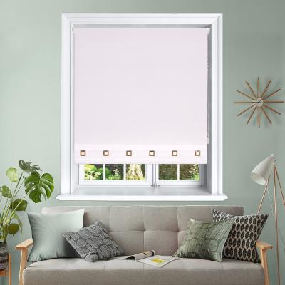 Homebase Lister Cartwright White Eyelet Blackout Blind - 150cm