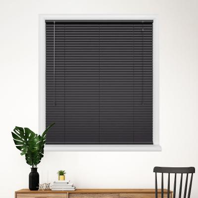 Homebase Black 25mm Aluminium Venetian Blind - 180x152cm
