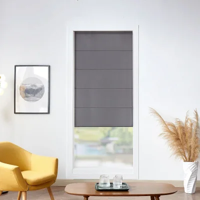 Homebase Roman Blind - Dove Grey - 60x140cm