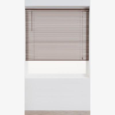 Homebase Teak Wood 25mm Venetian Blind - 180cm