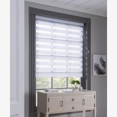 Homebase Night & Day Roller Blind - White - 70x160cm
