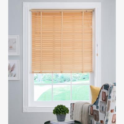 Homebase 50mm Wood Venetian Blind - Natural - 70x130cm