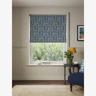 John Lewis John Lewis Daisy Chain Blackout Roman Blind, Dark Night