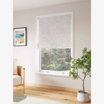 John Lewis Morris & Co. Strawberry Thief Blackout Roman Blind, Dove