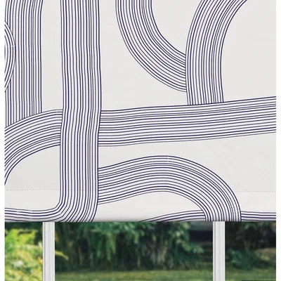 La Redoute 120x140cm Neutral Sketchy Blackout Blind Made to Order