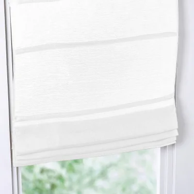 La Redoute Linen/Cotton Muslin Roman Blind