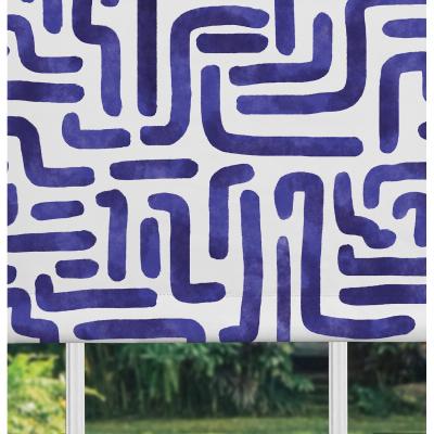 La Redoute 120x140cm Abstract Grid Blackout Roller Blind Made to Order