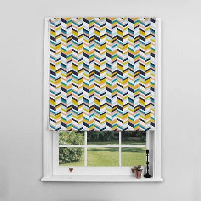 La Redoute 120x140cm Retro Chevron Blackout Blind