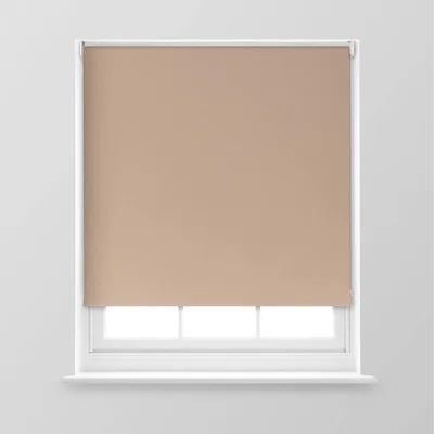 The Range A.Unique Home Premium Trimmable Thermal Blackout Roller Window Blind - Mocha / 60cm