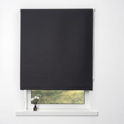The Range Divante Plain Blackout Roller Blind - Dark Slate / 120cm
