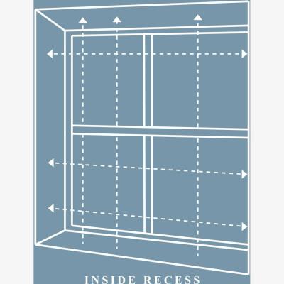 The Range Made To Measure Blackout Roller Blind - Electric Blue / 20 - 160 cm / 61 - 90 cm