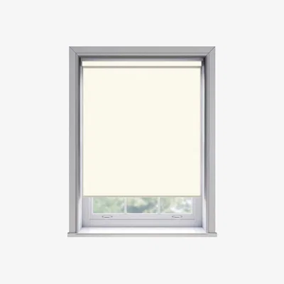 The Range No Drill Thermal Blackout Roller Blind (170cm Drop) - Cream / 150