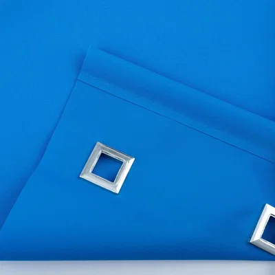 The Range A.Unique Home Premium Quality Trimmable Square Eyelet Window Roller Blind - ROYAL BLUE / 90cm